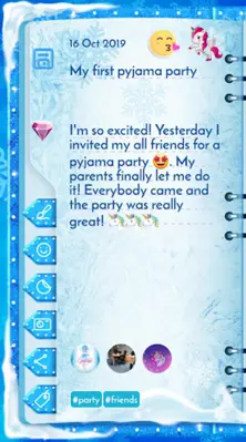 Winter Princess Diary android App screenshot 4